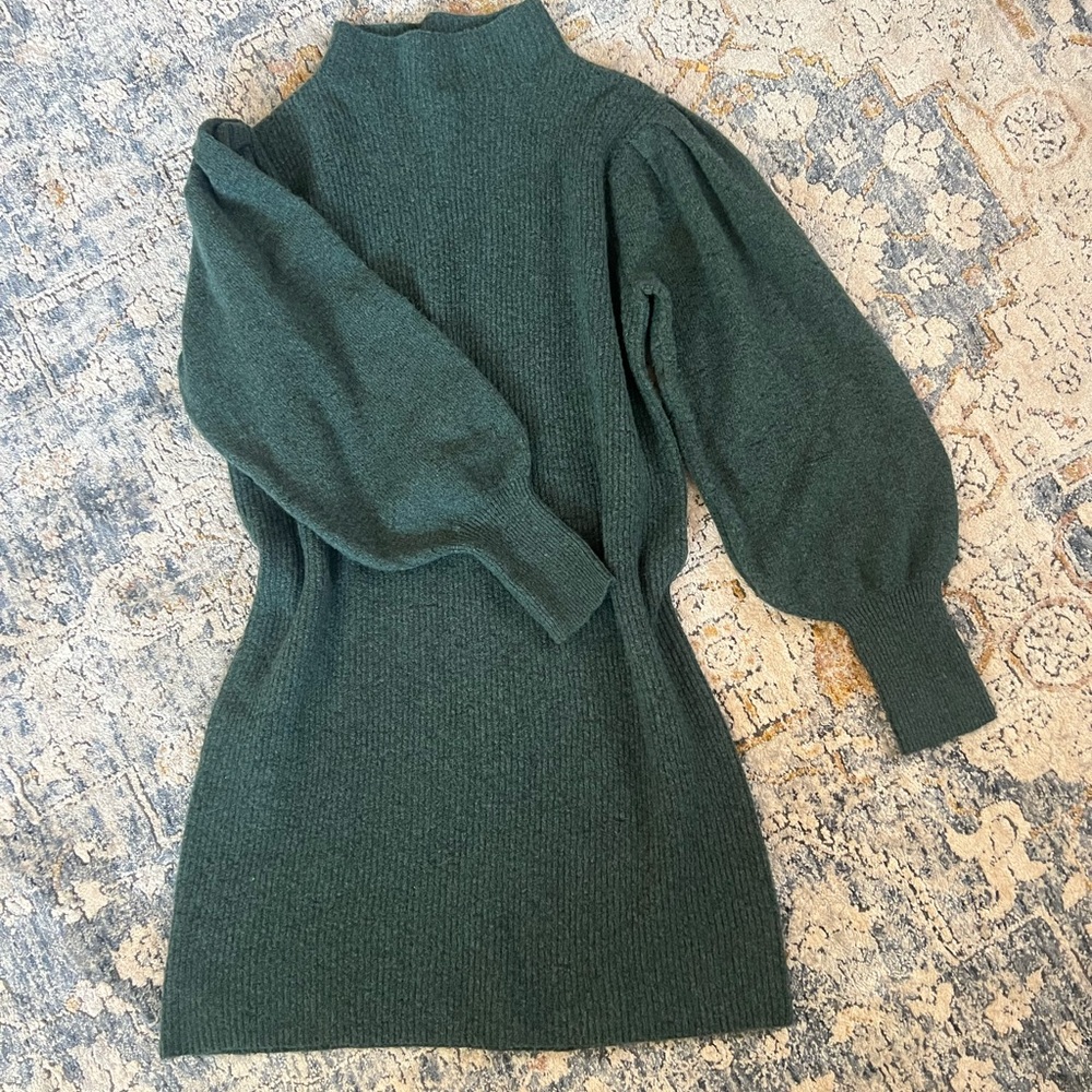 NWT - Blue/Green Sweater Dress